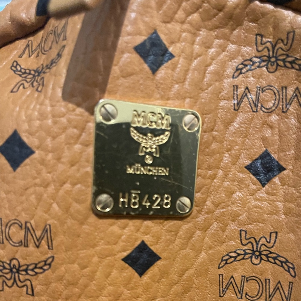 Mcm Stark Side Stud Medium Backpack Brown - image 3